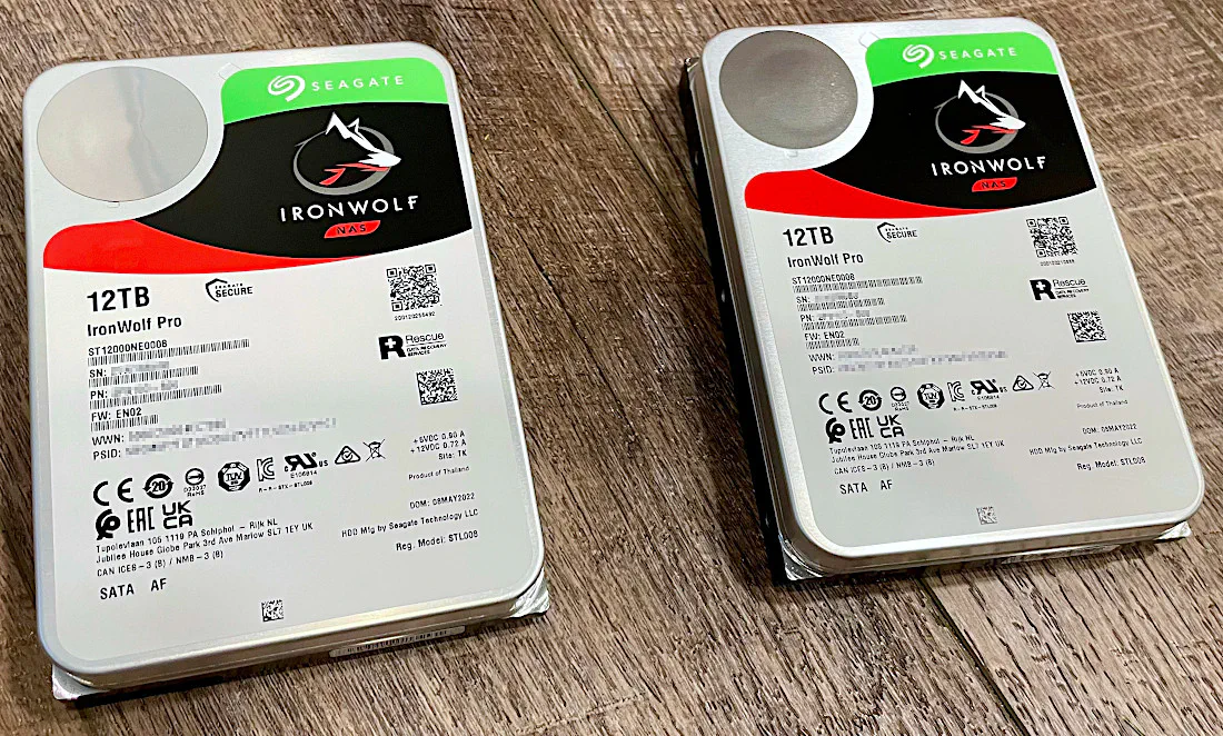 Seagate 12TB Hard Drives